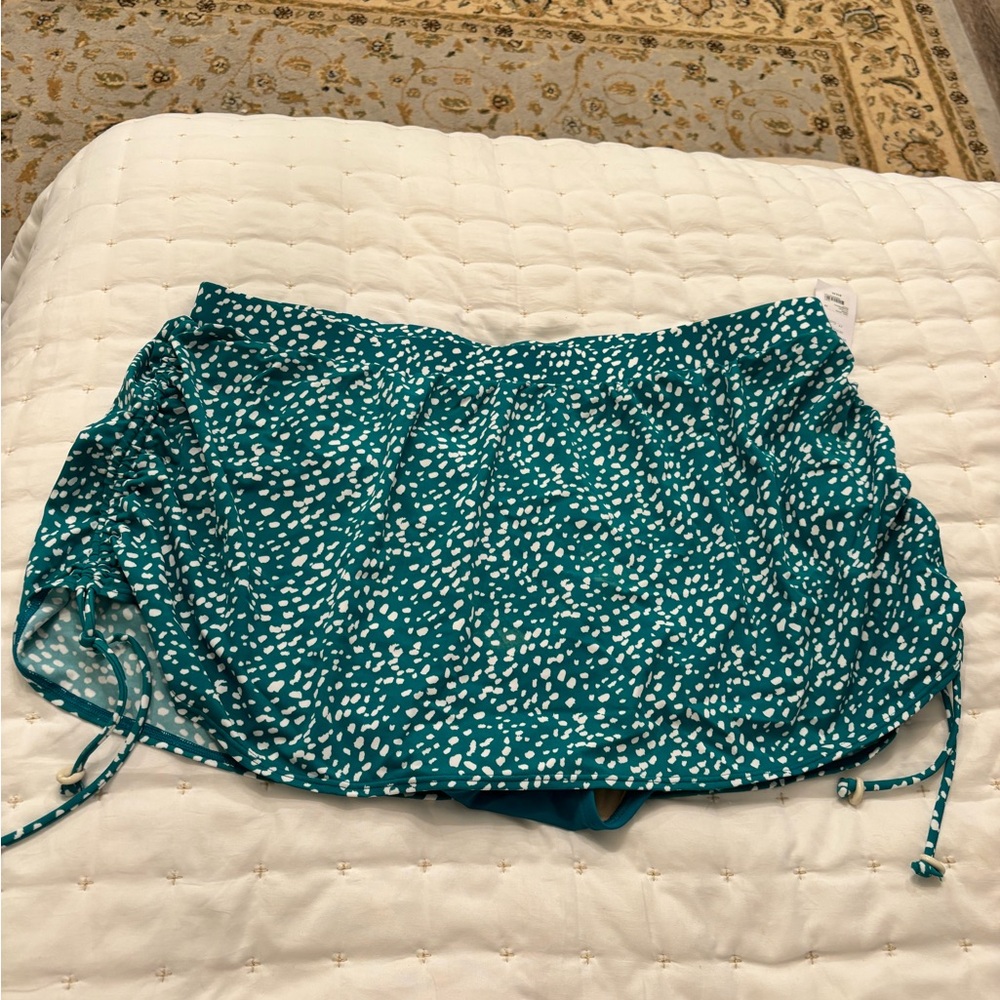 Teal Swim Skirt
